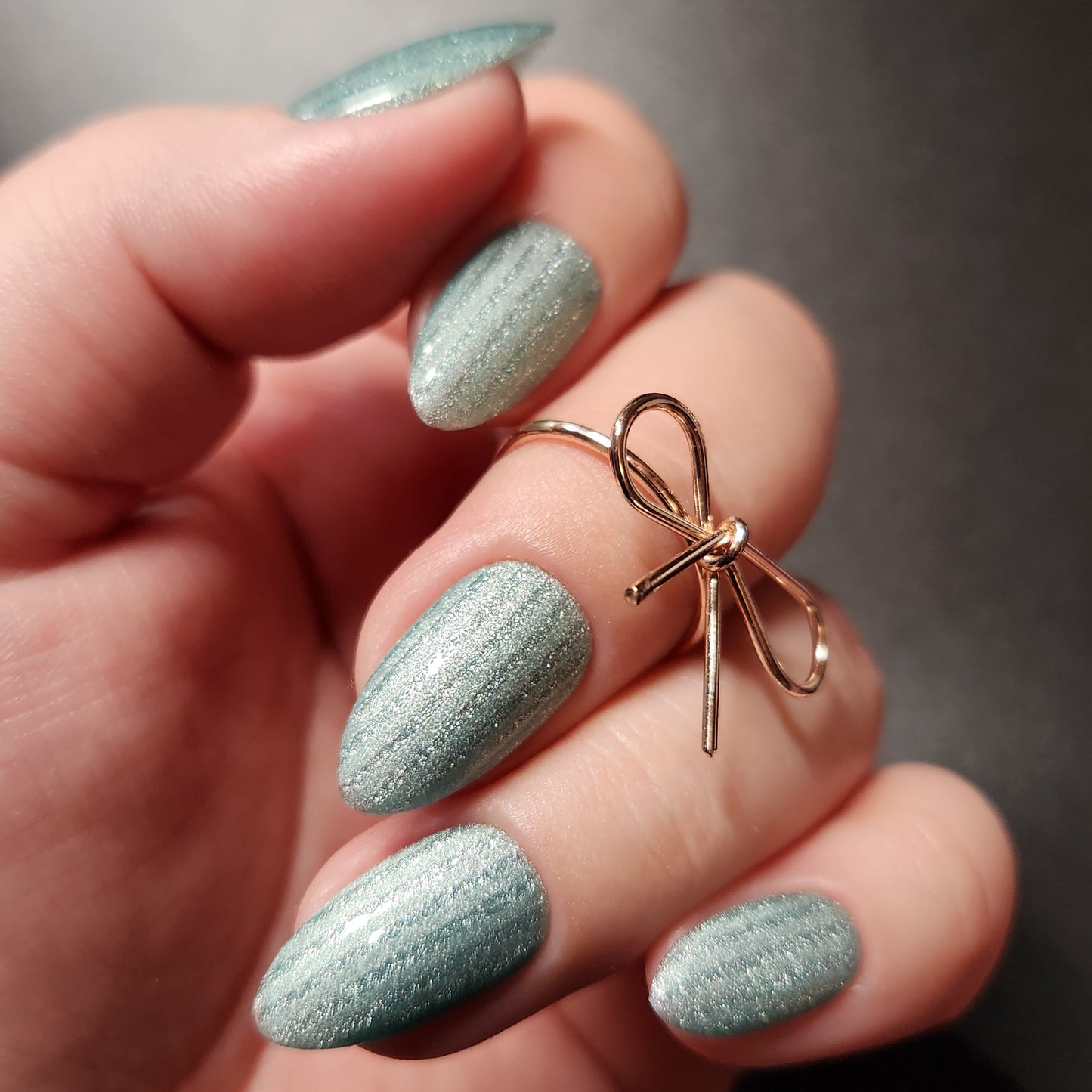 Press on Nails Mint Glas