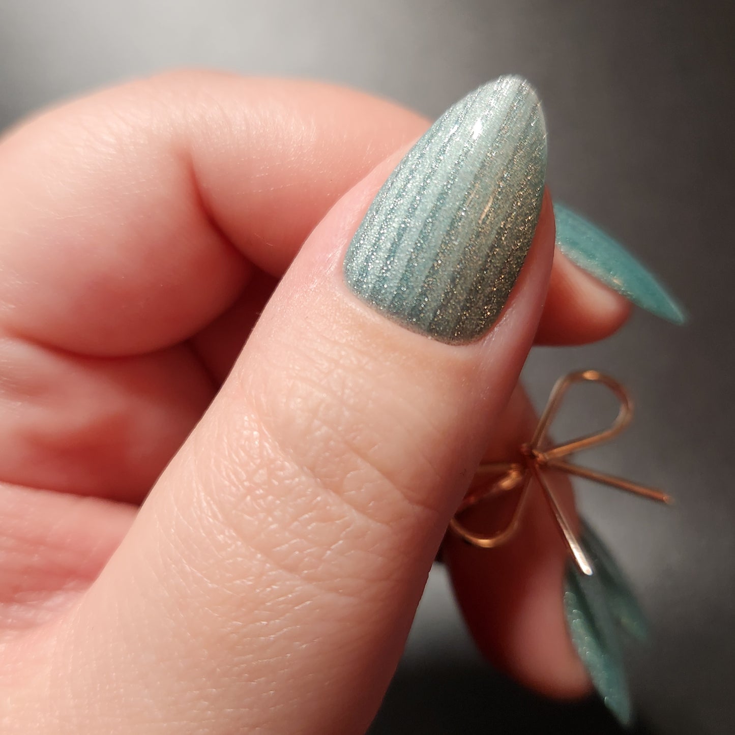 Press on Nails Mint Glas