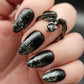 Geschenkset Press on Nails Black Boomer