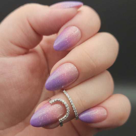 Press on Nails Violet Sky