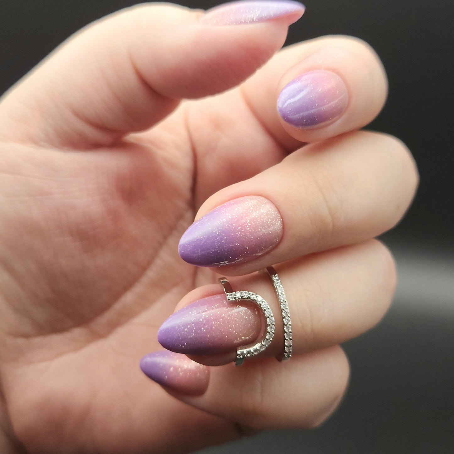 Press on Nails Violet Sky