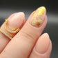 Press on Nails Golden Ginko