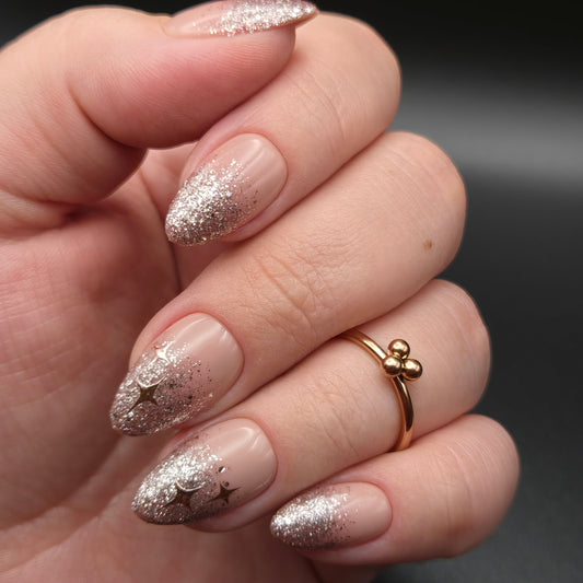 Press on Nails Rosegold Glimmer