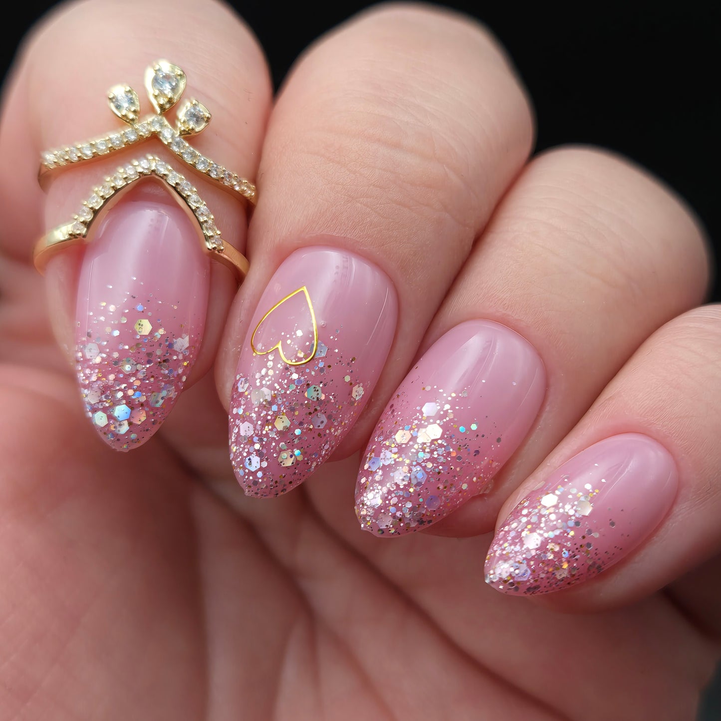 Press on Nails Blush of Love