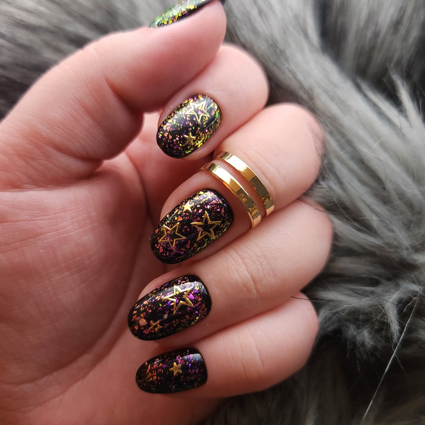 Press on Nails Galaxy Stars