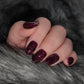 Press on Nails Dark Cherry FlashOn