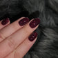 Press on Nails Dark Cherry FlashOn