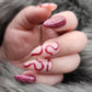 Press on Nails FlashOn Berry Swirls