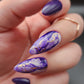 Press on Nails Amethyst