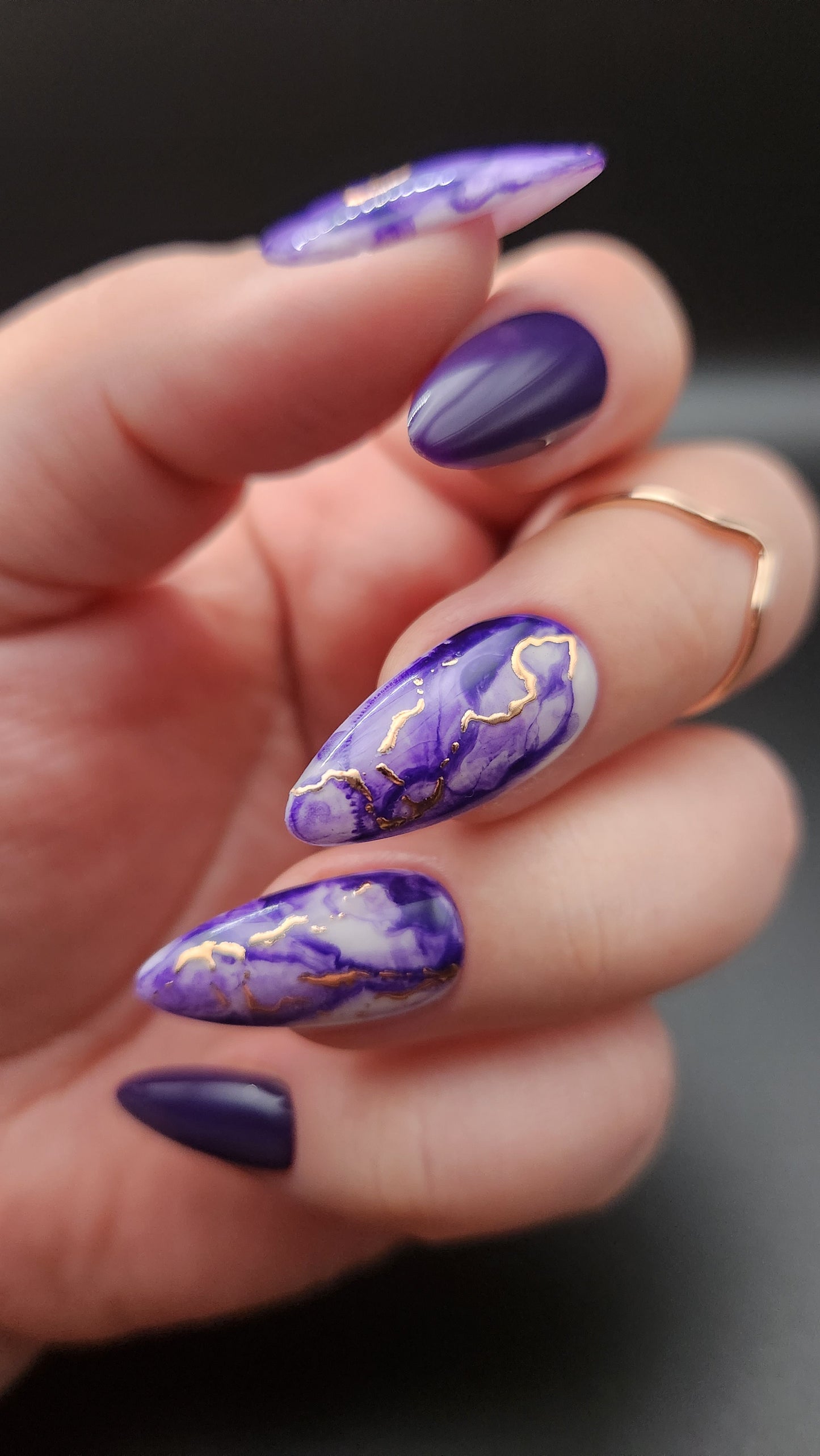Press on Nails Amethyst