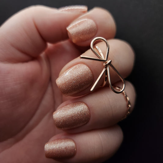 Press on Nails Nude Shimmer