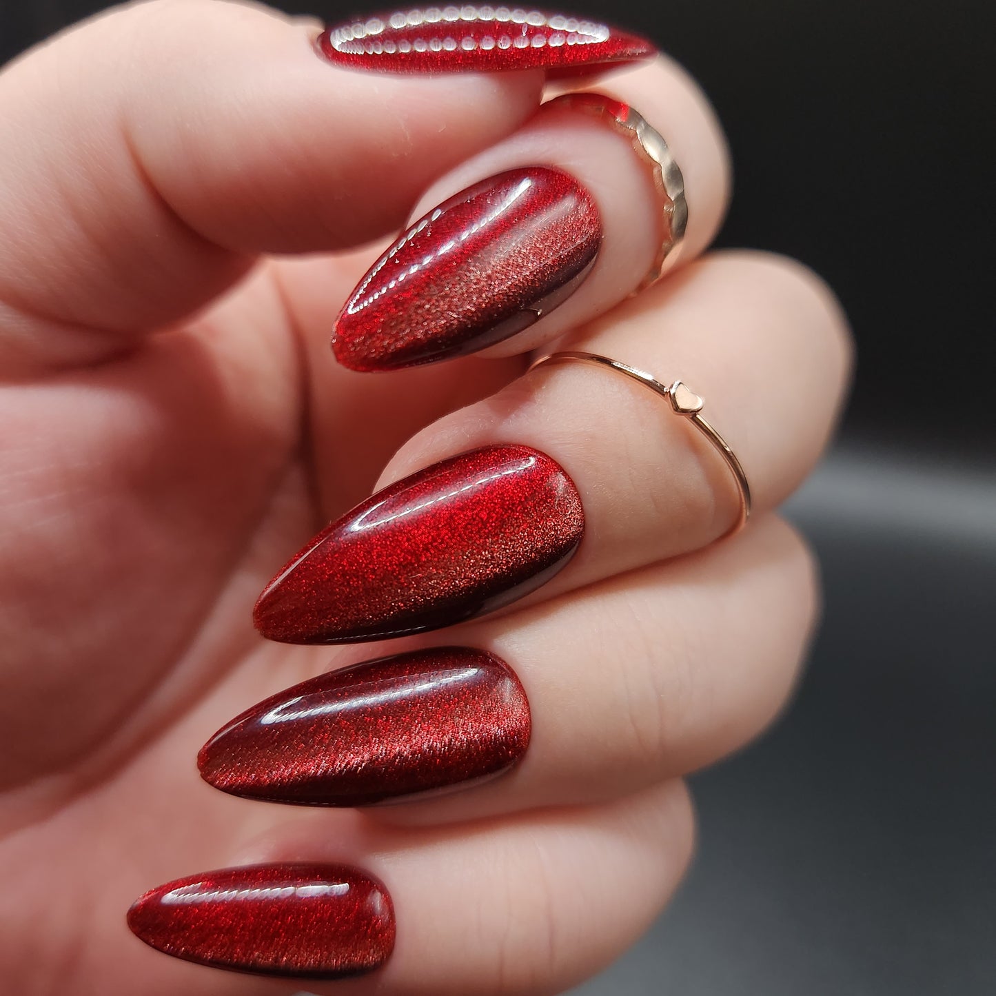 Press on Nails Queen of Hearts