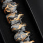 Press on Nails black Aquarell