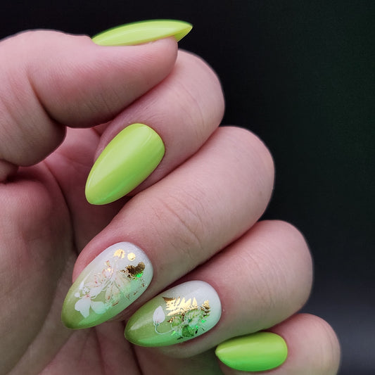 Press on Nails Grass Green