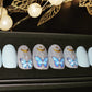 Press on Nails Thermo Butterfly