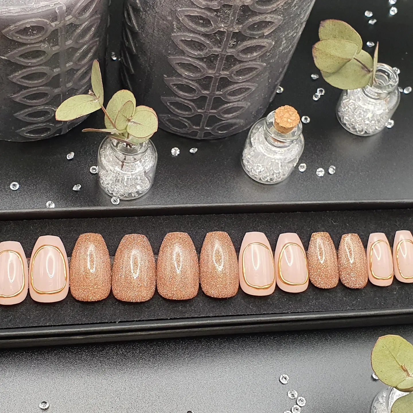 Press on Nails FlashOn Copper